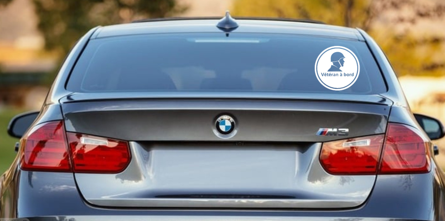 Veteran on board – military vinyl – car, truck, truck – decal, window