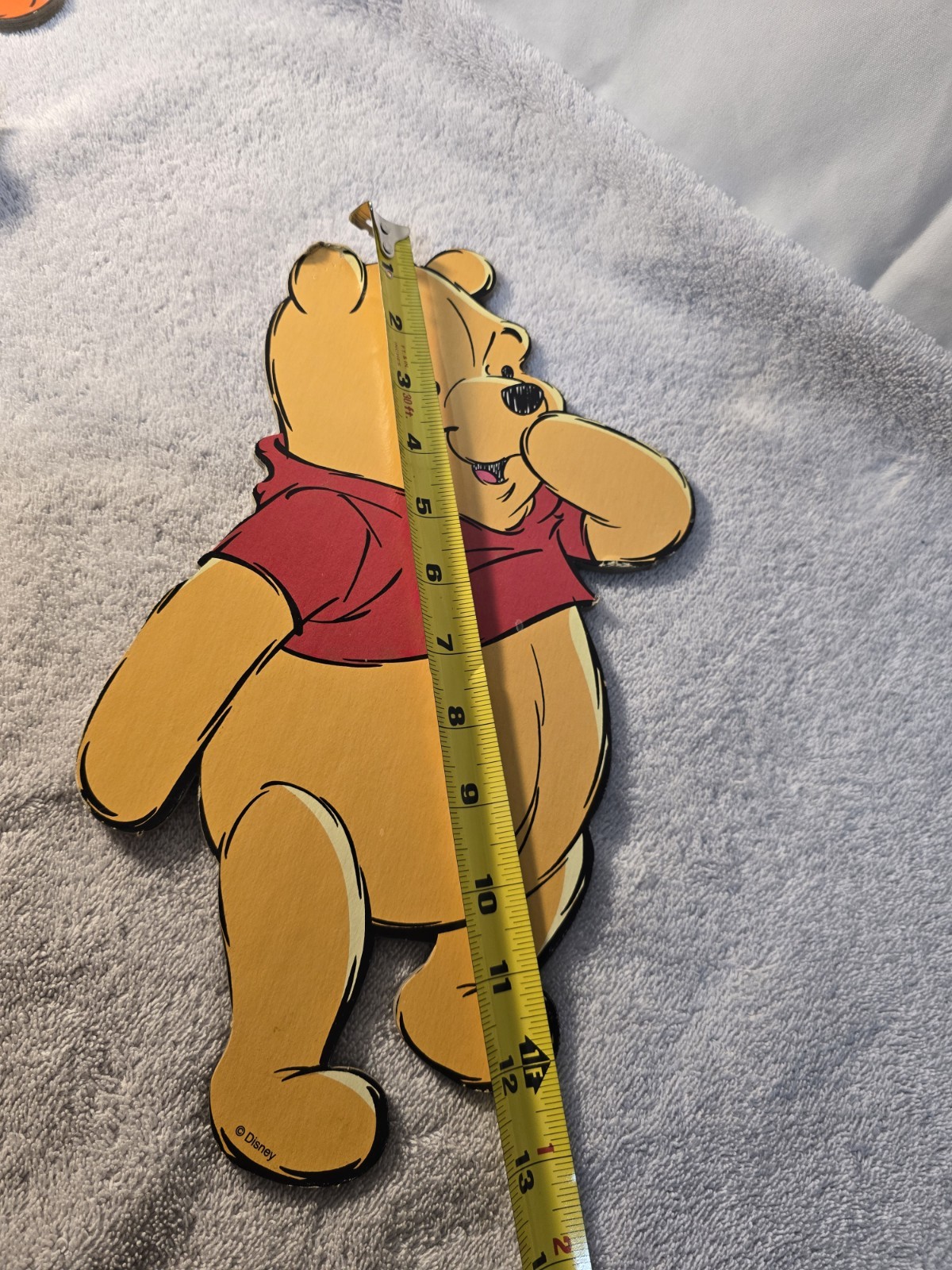 Vtg Winnie the Pooh & Friends Disney Wall Art LOT OF 4 Nursery Kid Pressed Board