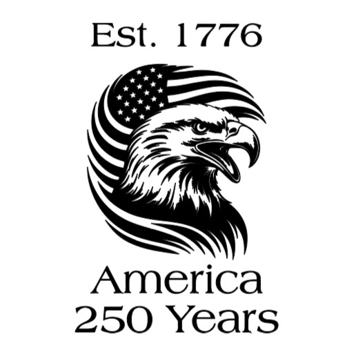 America 250 Year Anniversary Eagle Flag Vinyl Decal Sticker Car Truck 1776
