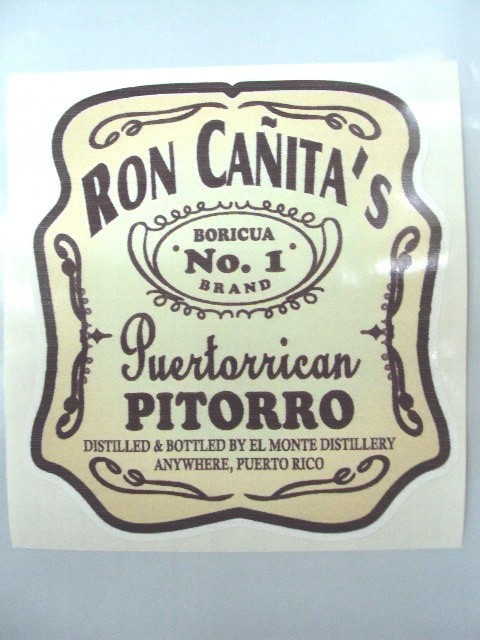 PUERTO RICO BORICUA RON CANITA PUERTORRICAN PITORRO DECAL STICKER