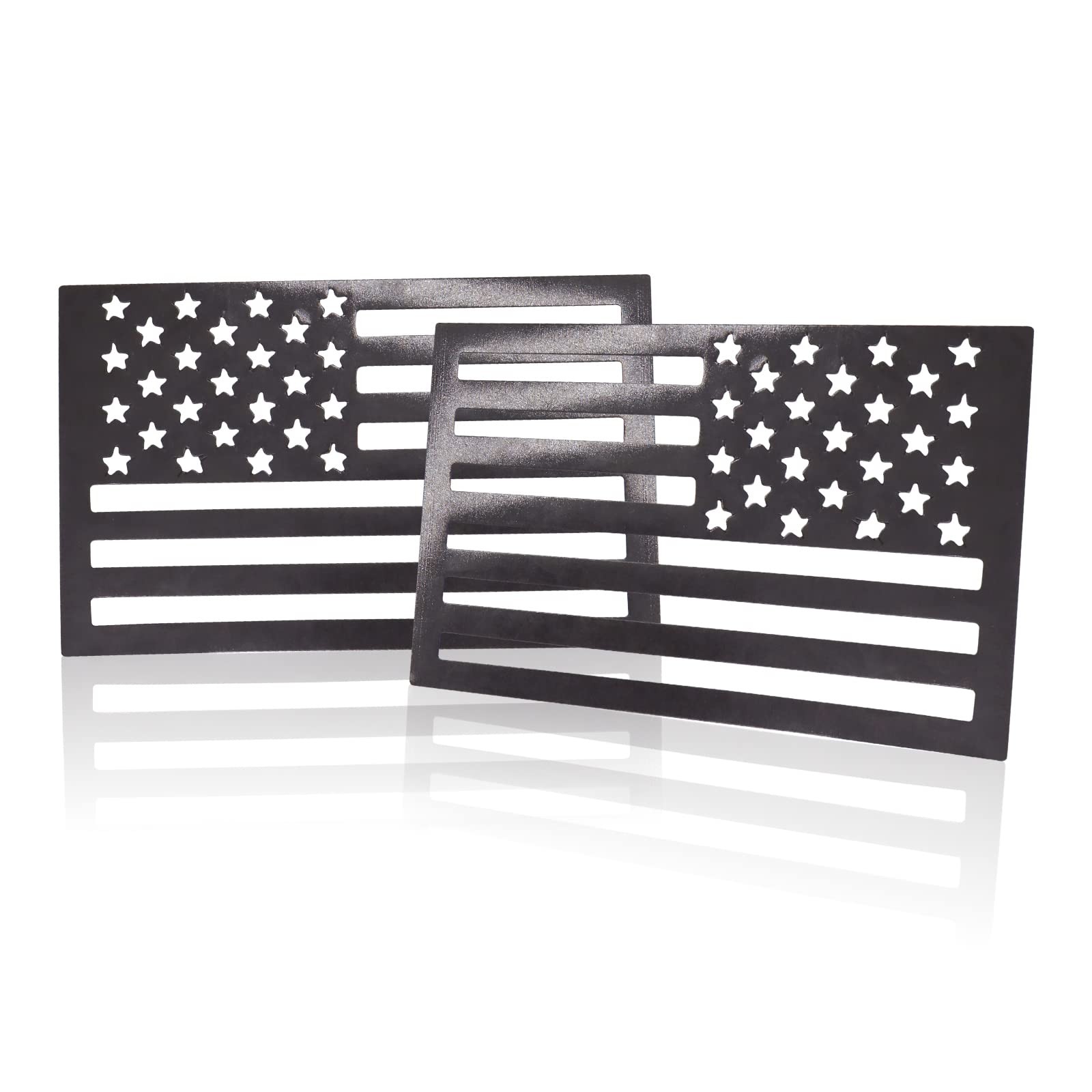 American Flag Magnet Decal, 2 Pack 6.1 x 3.7 Inch USA Flag Stickers with Patr…