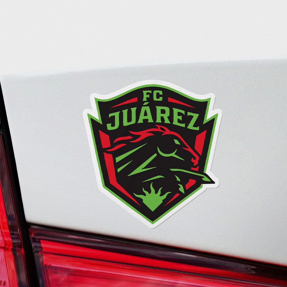 (4 Pack) FC Juarez Bravos Vinyl Sticker Decal Calcomania Mexico Juaritos Futbol
