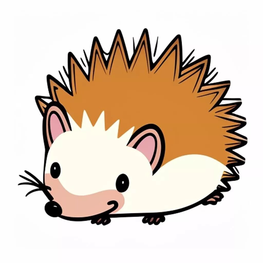 Hedgehog Sticker Decal