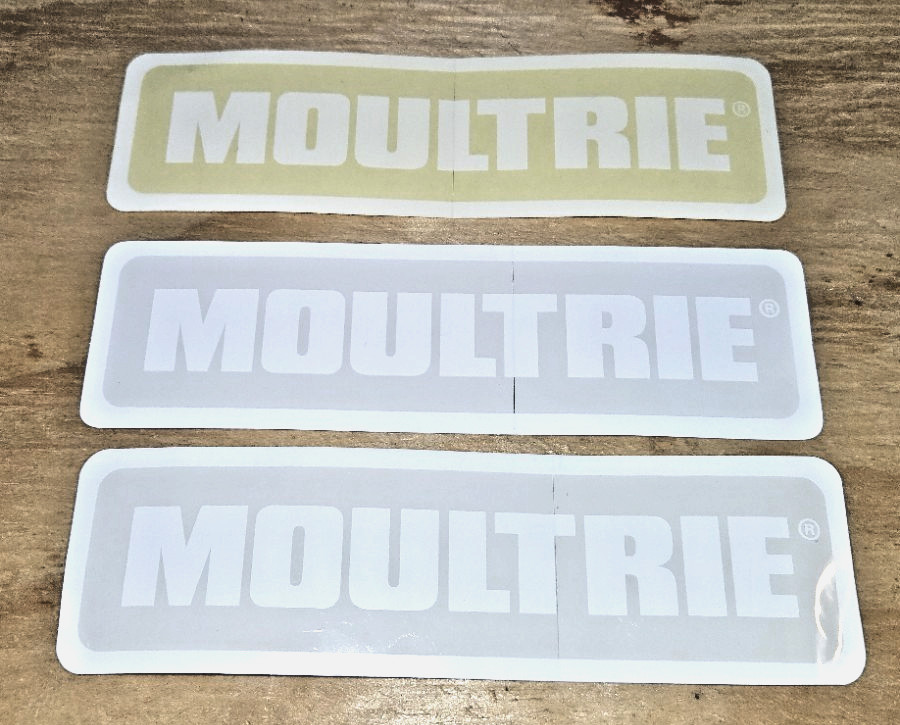 3 MOULTRIE Apparel & Feeders Outdoors Car Vinyl Die-Cut Peel N’ Stick Decals