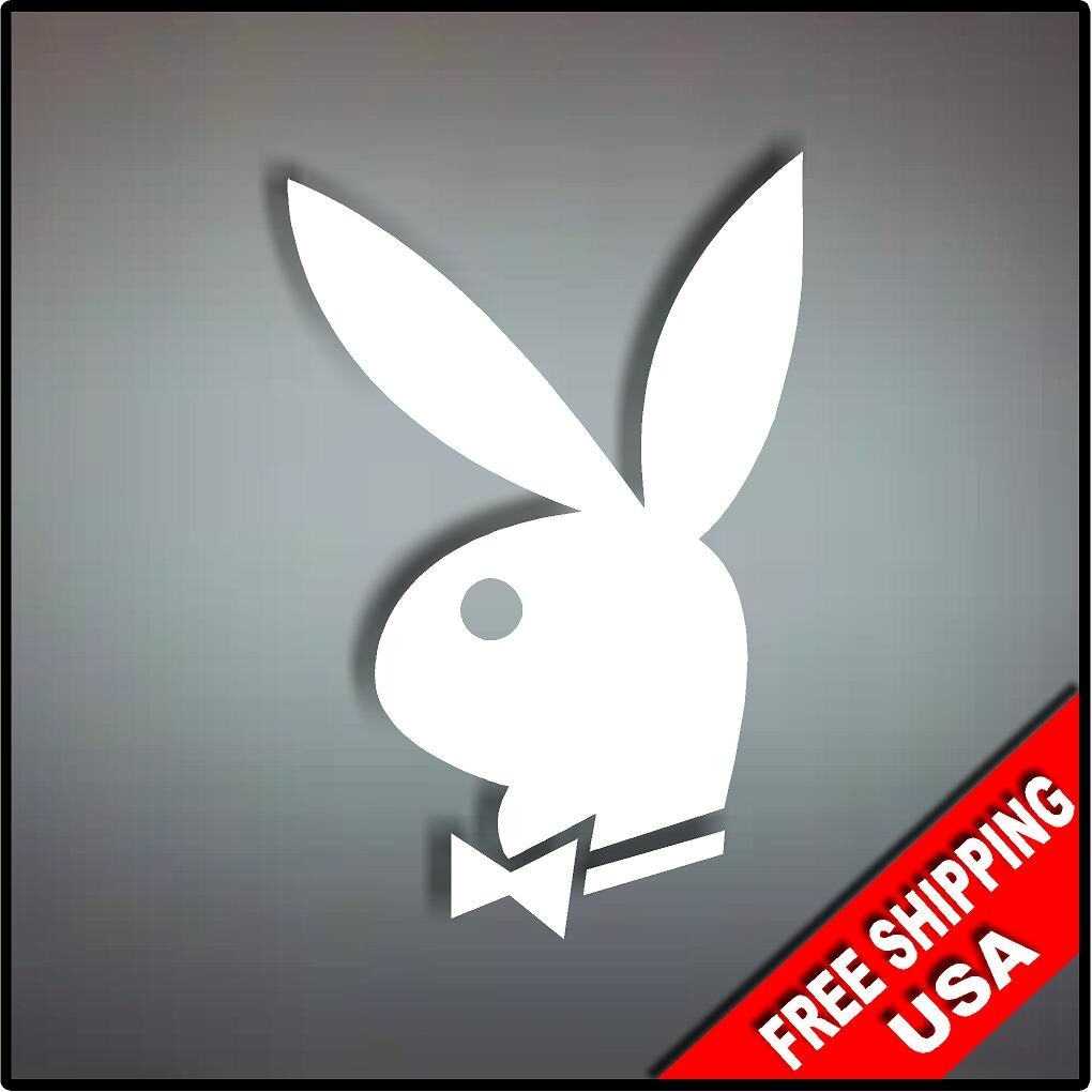 5″ x 3.3″ Playboy Bunny Vinyl Decal Sticker Wall Car Laptop