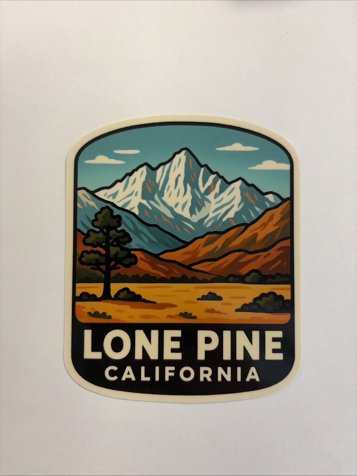 Lone Pine California Sticker Eastern Sierra Nevada Alabama Hills