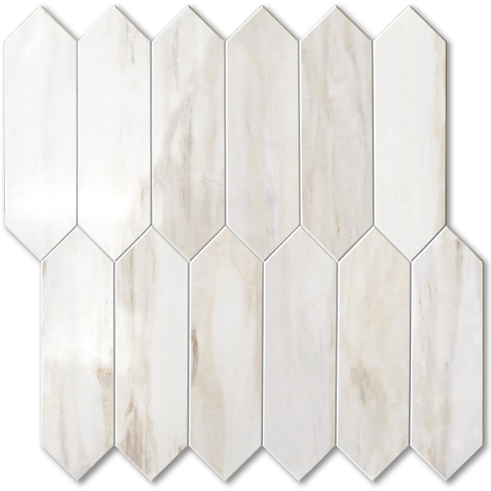 Azulejos Adhesivos Hexagonales De Marmol Y Madera Para Cocina Pack De 10