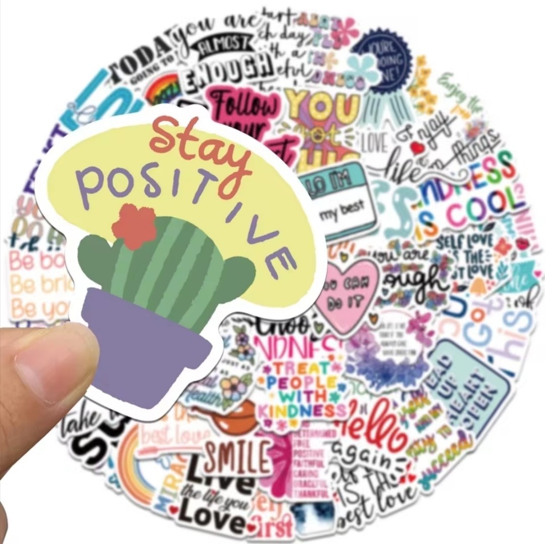 10 PCS Inspirational Motivational Quotes Sayings Stickers BRAND NEW