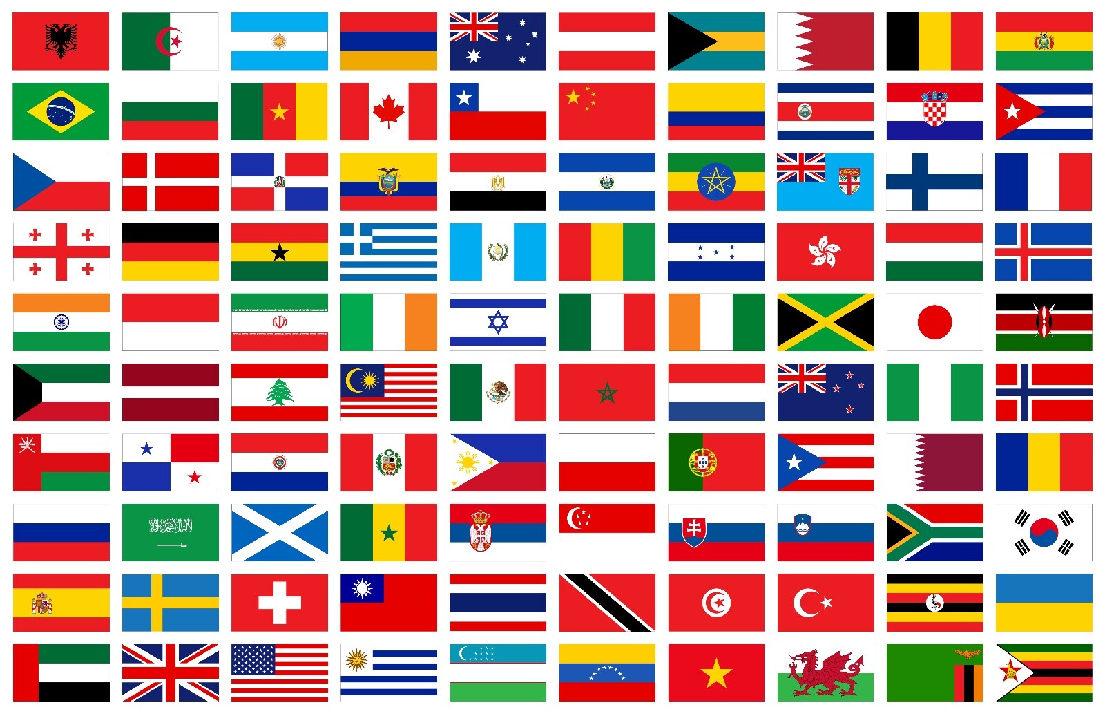 3″ W World International Traveling Country Flag Waterproof Vinyl Sticker Art