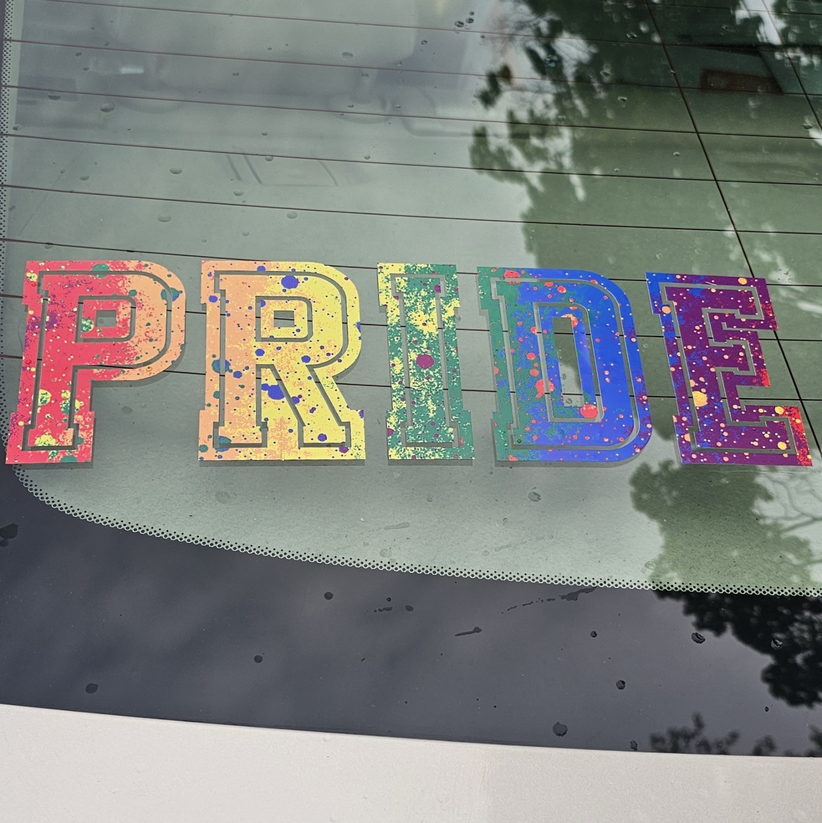 11″ Vinyl Pride Bumper Sticker Wall Art Locker Skateboard Dorm Decal Permanent