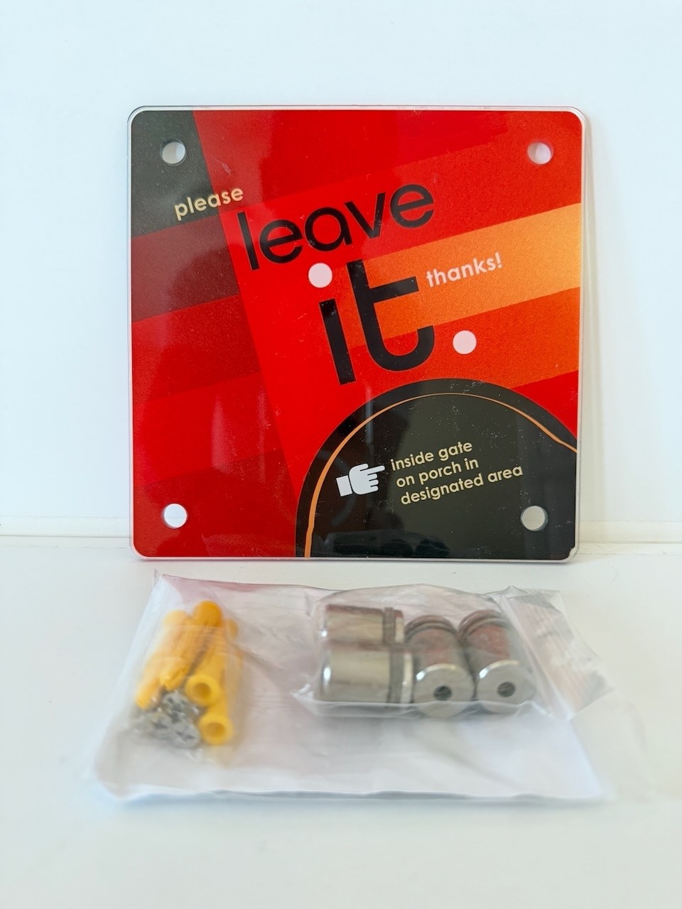6×6 Please Leave Packages Deliveries Here Sign – Pro Designed High Quality