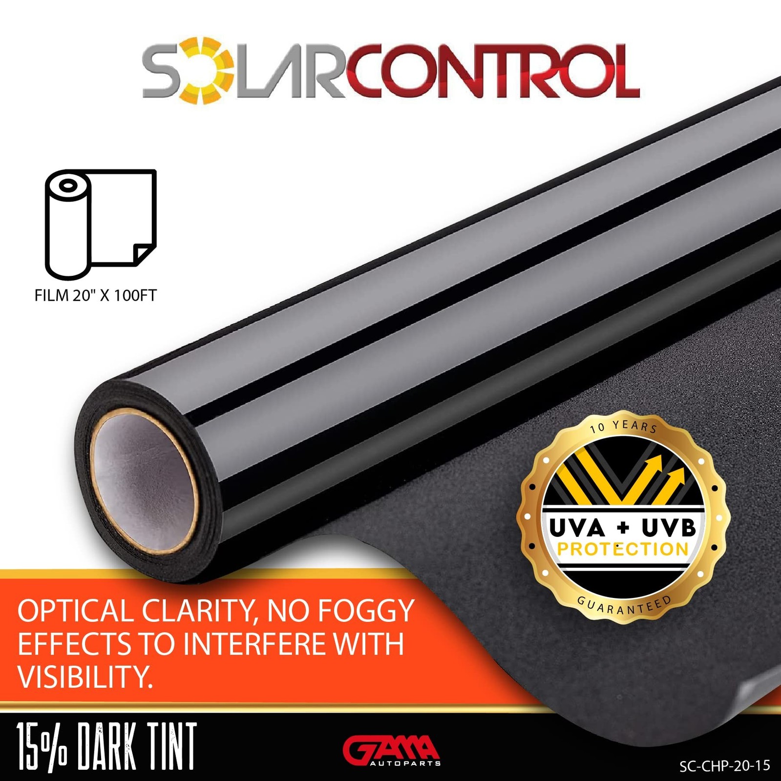 SOLARCONTROL Window Tint Car Film 2PLY 100% UV Rejection 20″ X 100FT Ceramic …