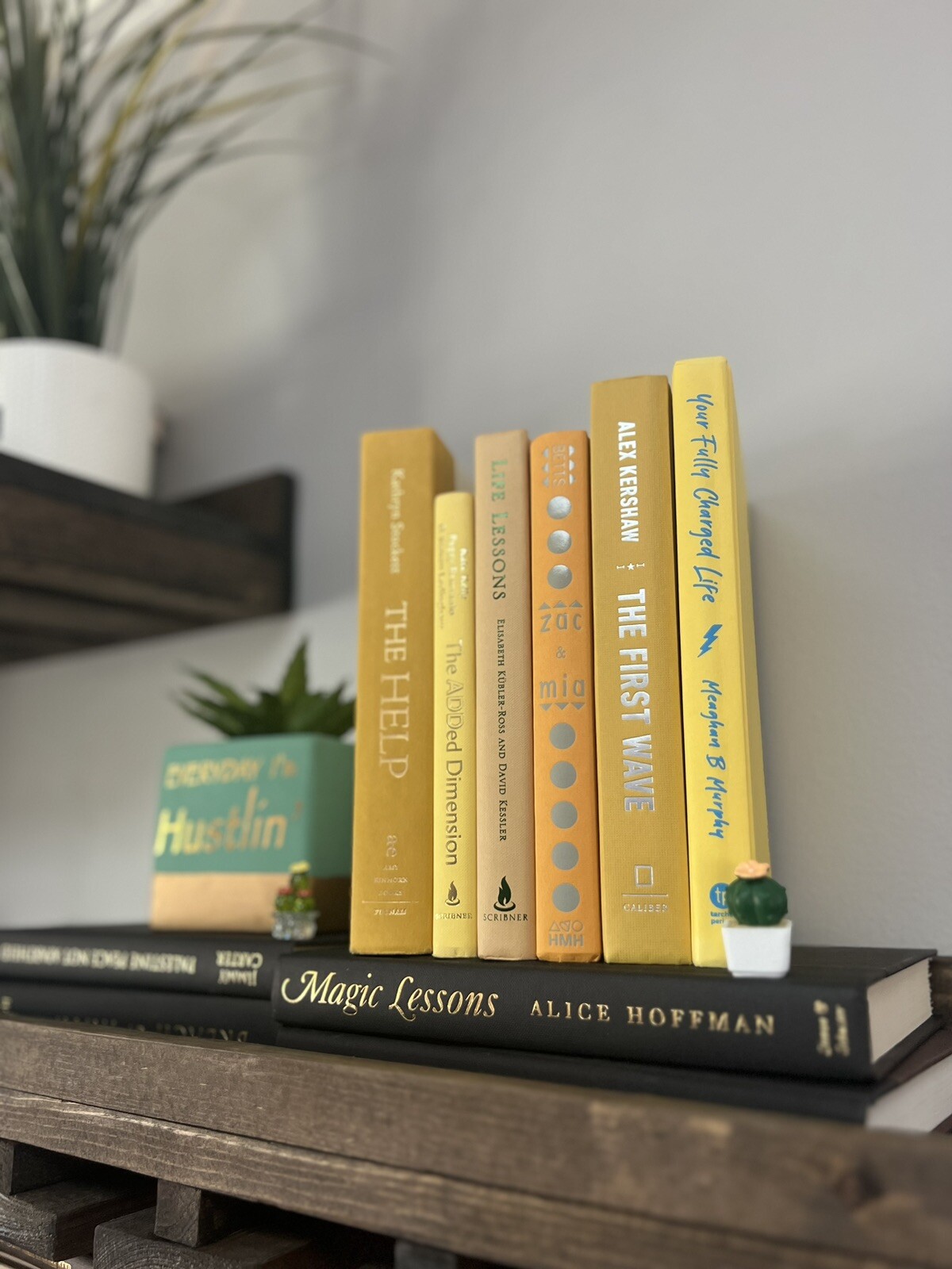 Stack of 6 colorful books for Decoration | Book Decor| Decorative Book set.