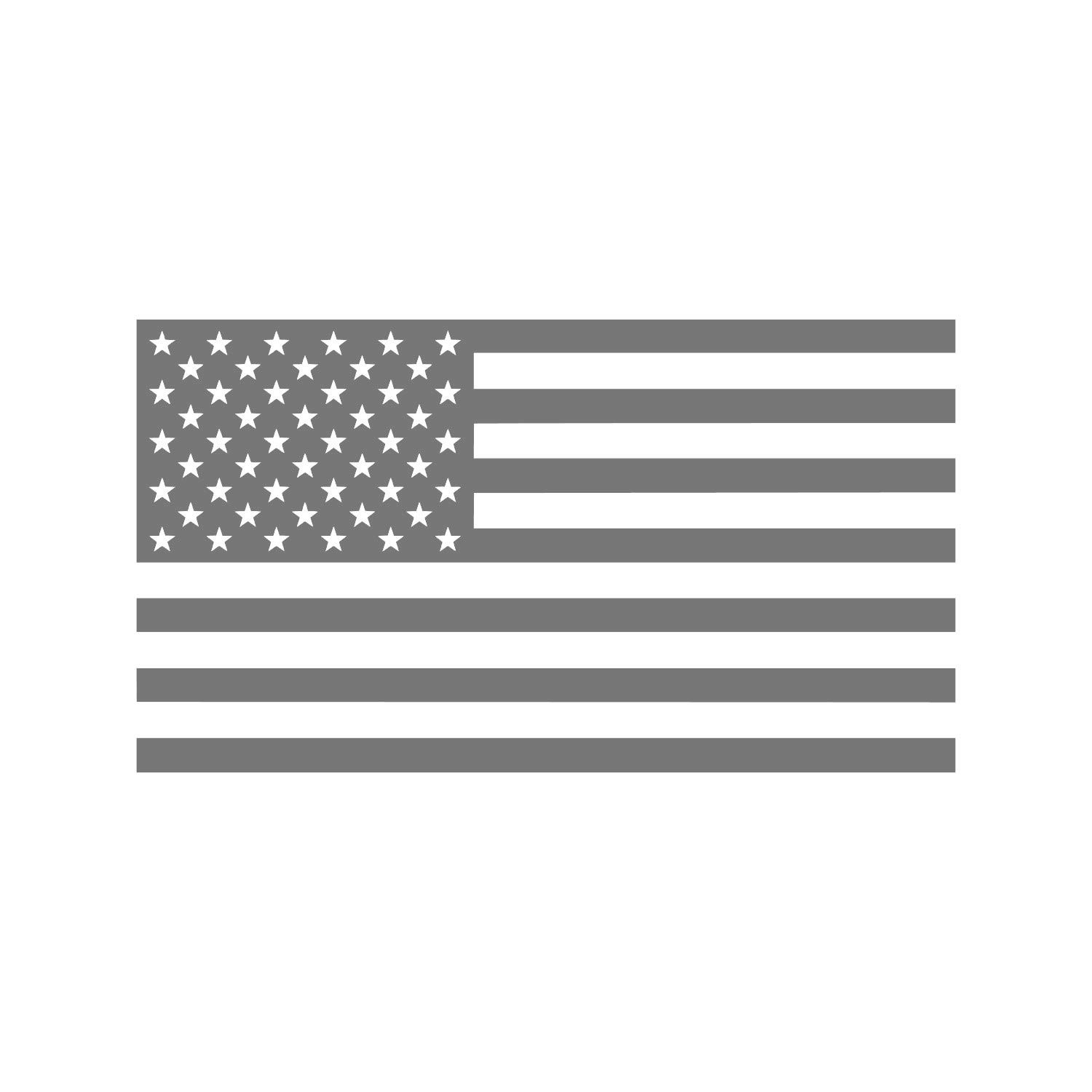 US Flag Vinyl Decal Sticker for Laptop, Car, Truck, Window, Bumper 5×2.8in