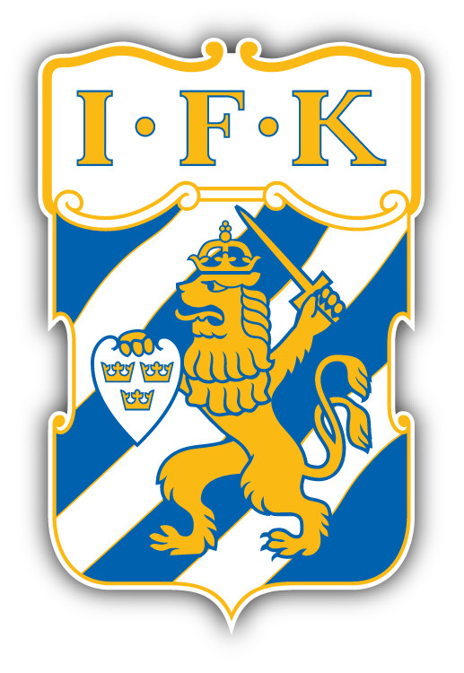 IFK Goteborg Sweden Soccer Football Car Bumper Sticker Decal 3” x 5”