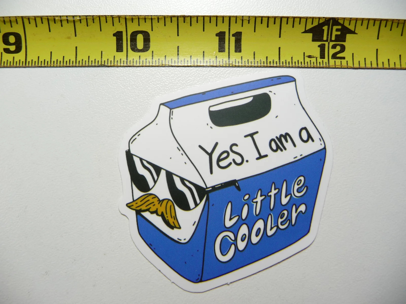 YES I AM A LITTLE COOLER SMALL STICKER DECAL FUNNY SARCASM SARCASTIC NOVELTY