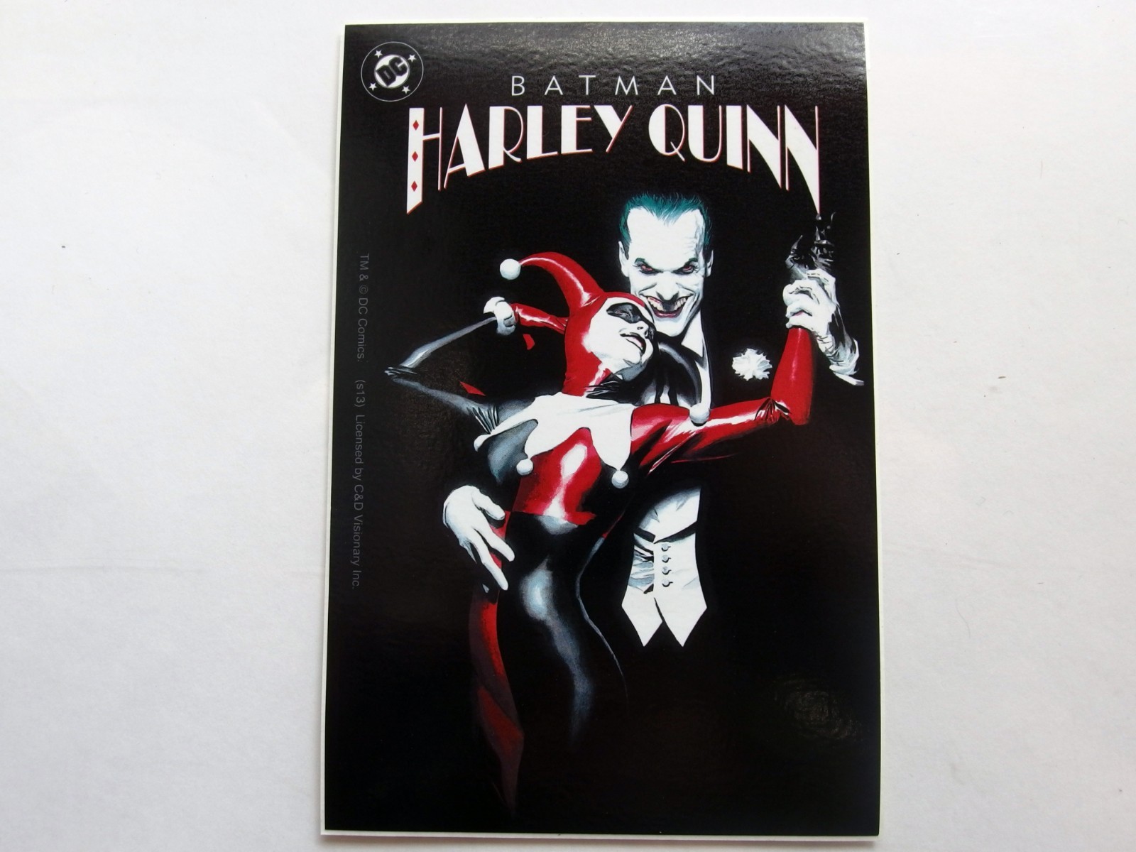 Batman Joker & Harley Quinn Dancing Sticker, DC Comics C&D Licensed, 3.5″x5.5″