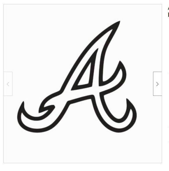 Atlanta Braves MLB Baseball Vinyl Die Cut Car Decal Sticker —FREE SHIPPING-