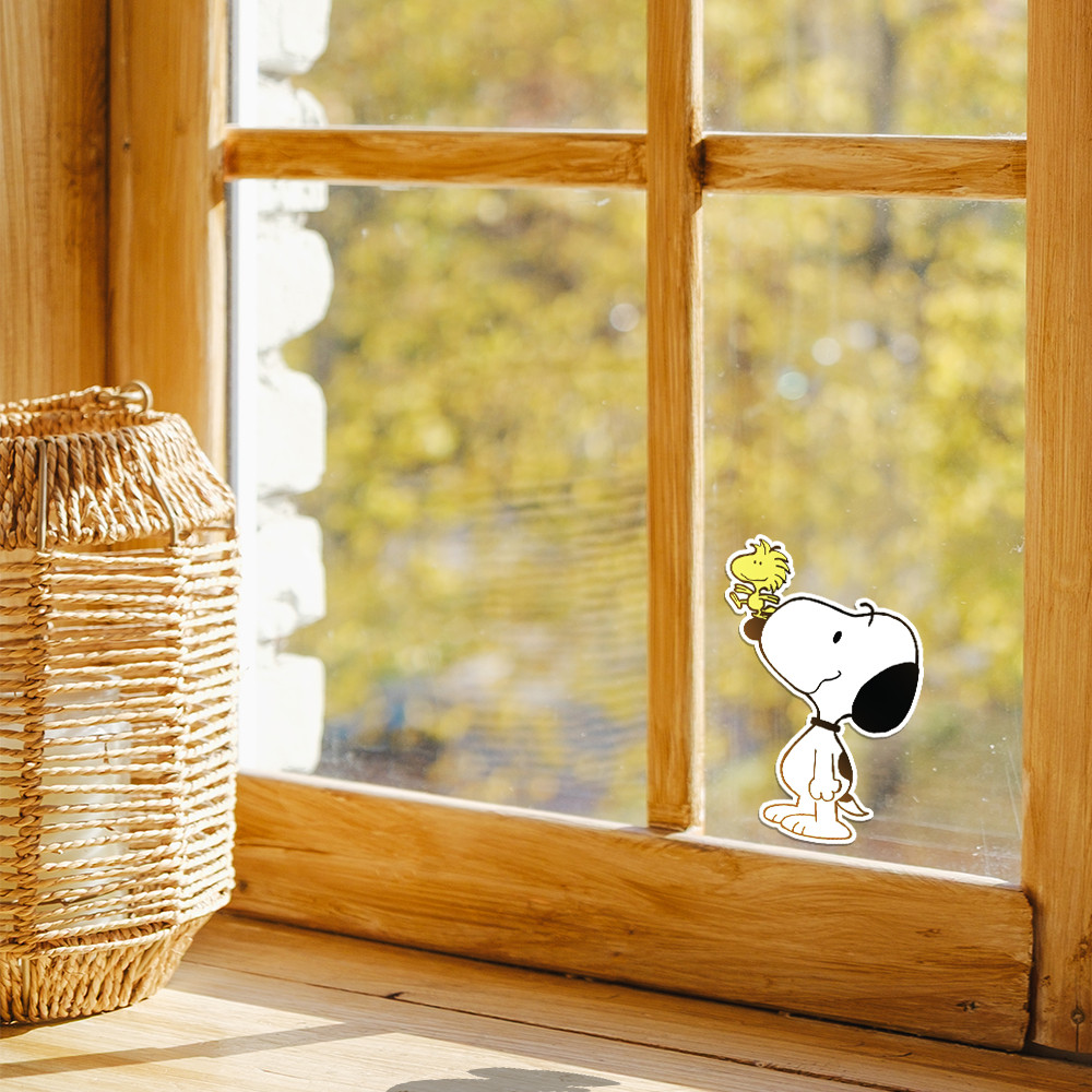 Peanuts Snoopy and Woodstock Sticker – Aesthetic Vinyl 2.5″ W x 4″ H
