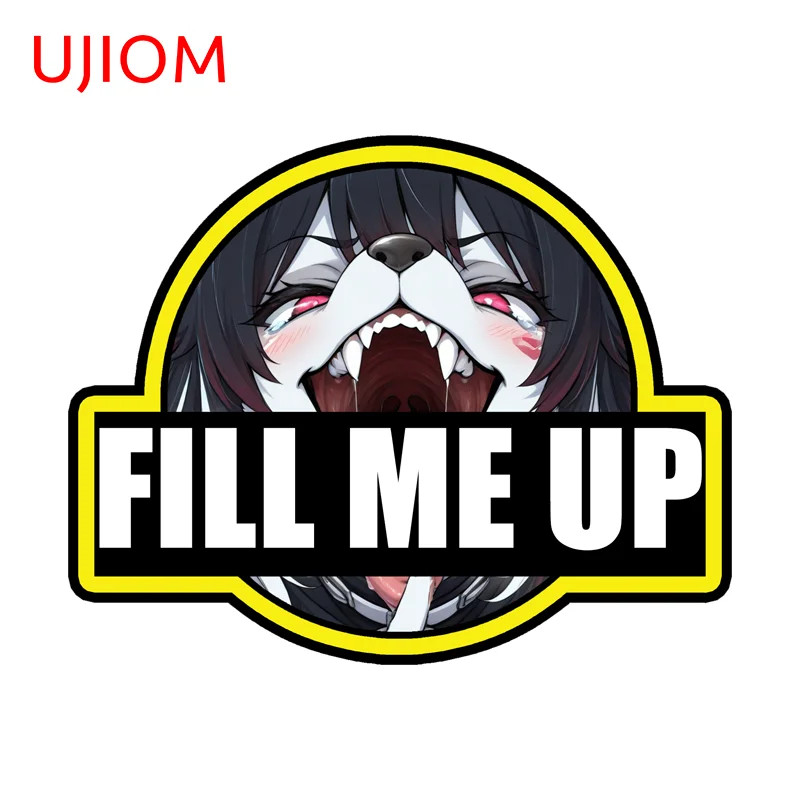 UJIOM Creative Furrry Fill Me Up Wall Stickers Fashionable Smart Home Solar