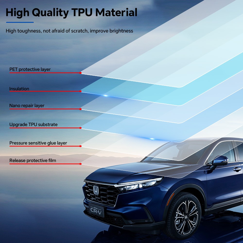 Full Car For Honda CR-V 2023-2025 Precut Kit Paint Protection Film Clear PPF TPU