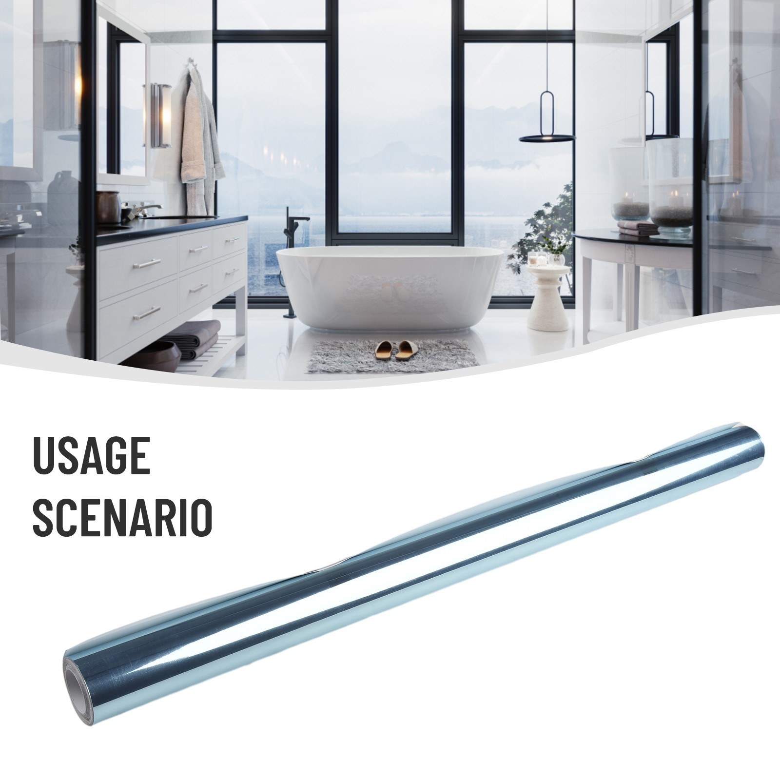 Foil Wall Mirror Mirror Wall Sticker Mirror PET Waterproof Brand New Exquisite