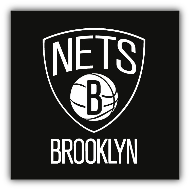 Brooklyn Nets NHL Combo Logo Car Bumper Sticker Decal – 9”, 12” or 14”