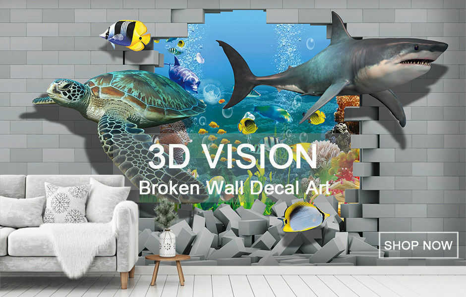 3D Man Hair Cut K622 Barber Shop Window Stickers Vinyl Wallpaper Wall Murals Kay