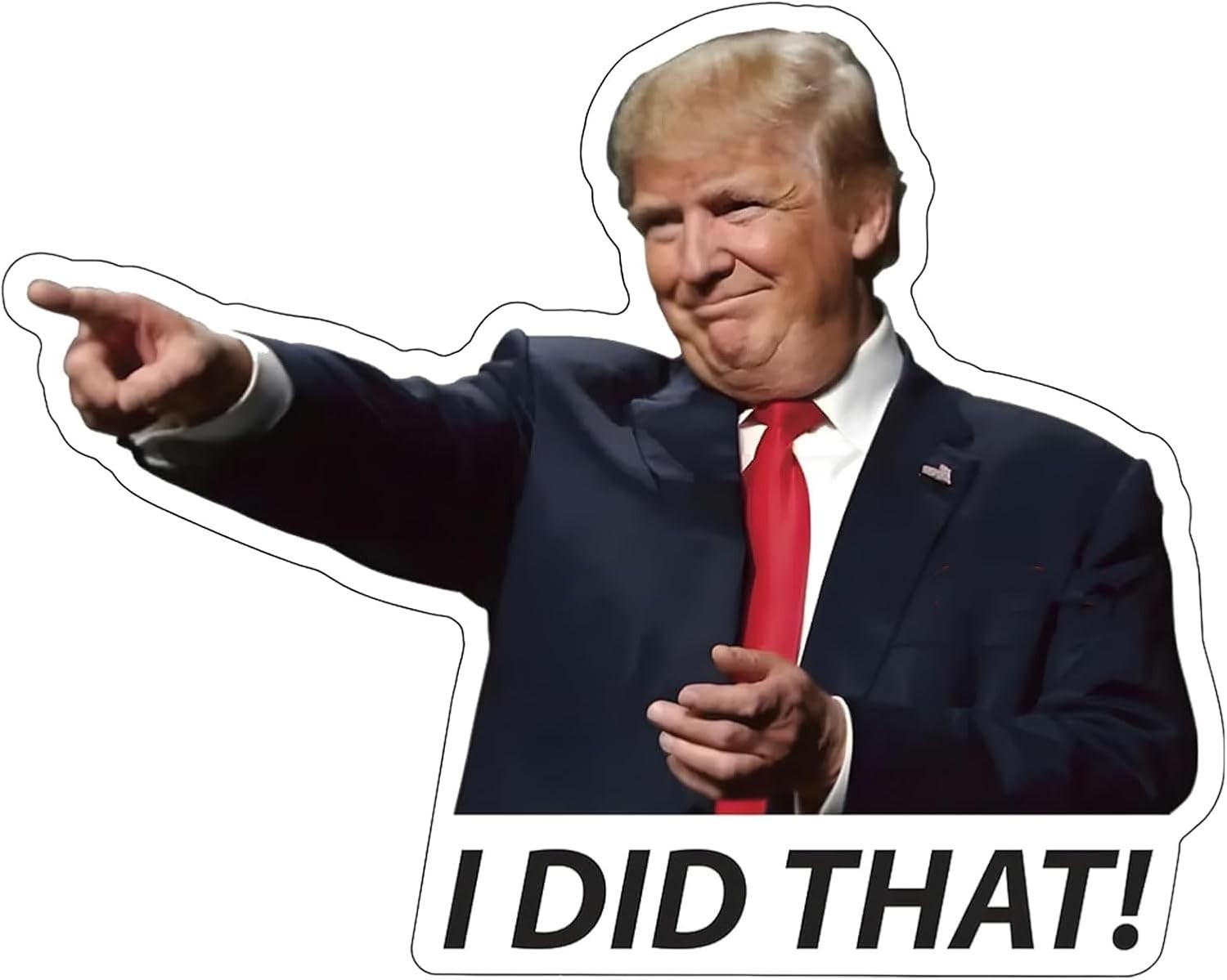 100x Trump I Did That Stickers – Waterproof Vinyl Decal Pack