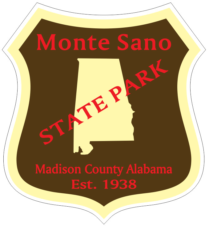 Monte Sano Alabama State Park Sticker R6845 YOU CHOOSE SIZE