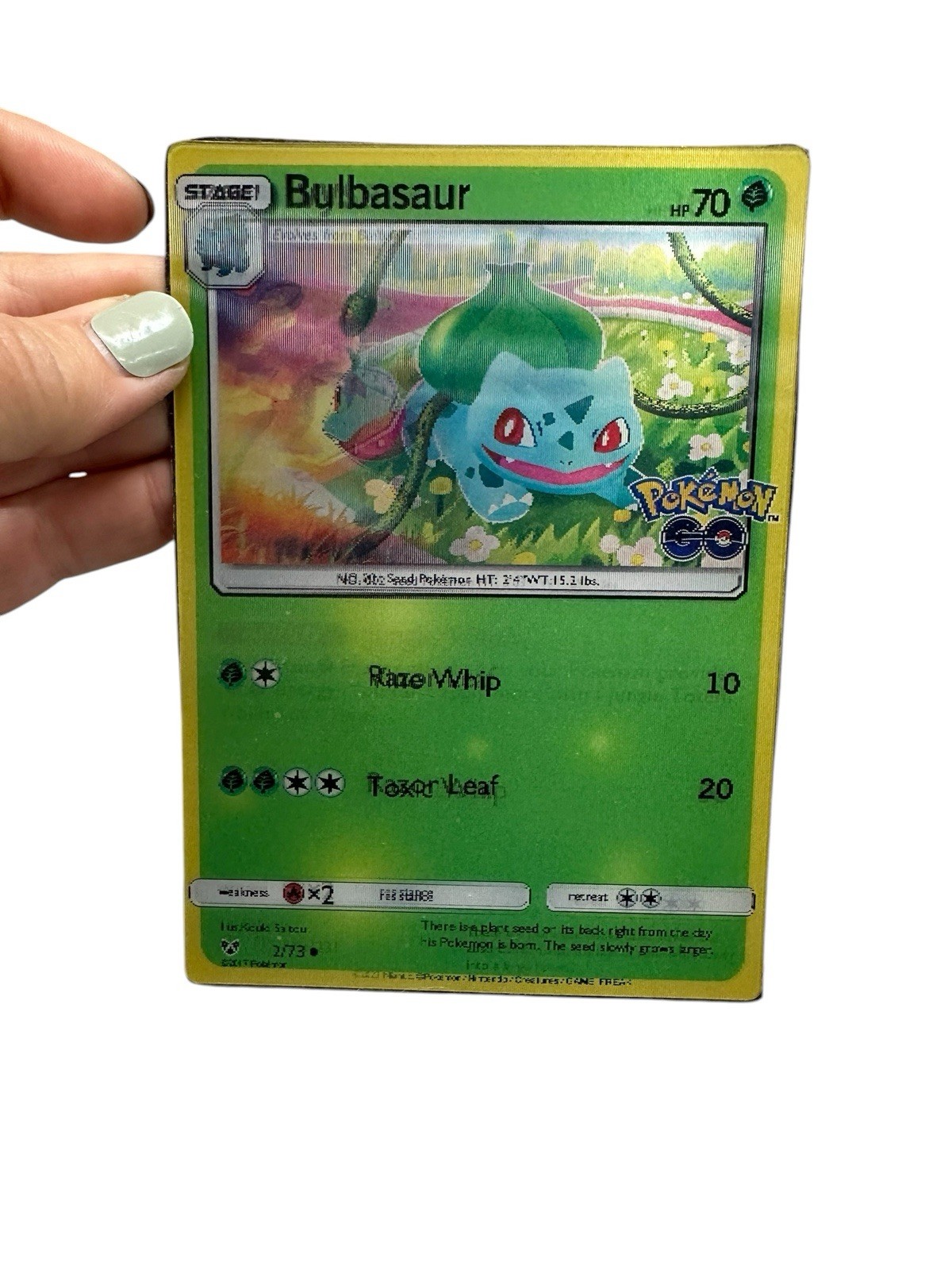 Pokemon 3D Lenticular Motion Magnet Bulbasaur Ivysaur Venusaur