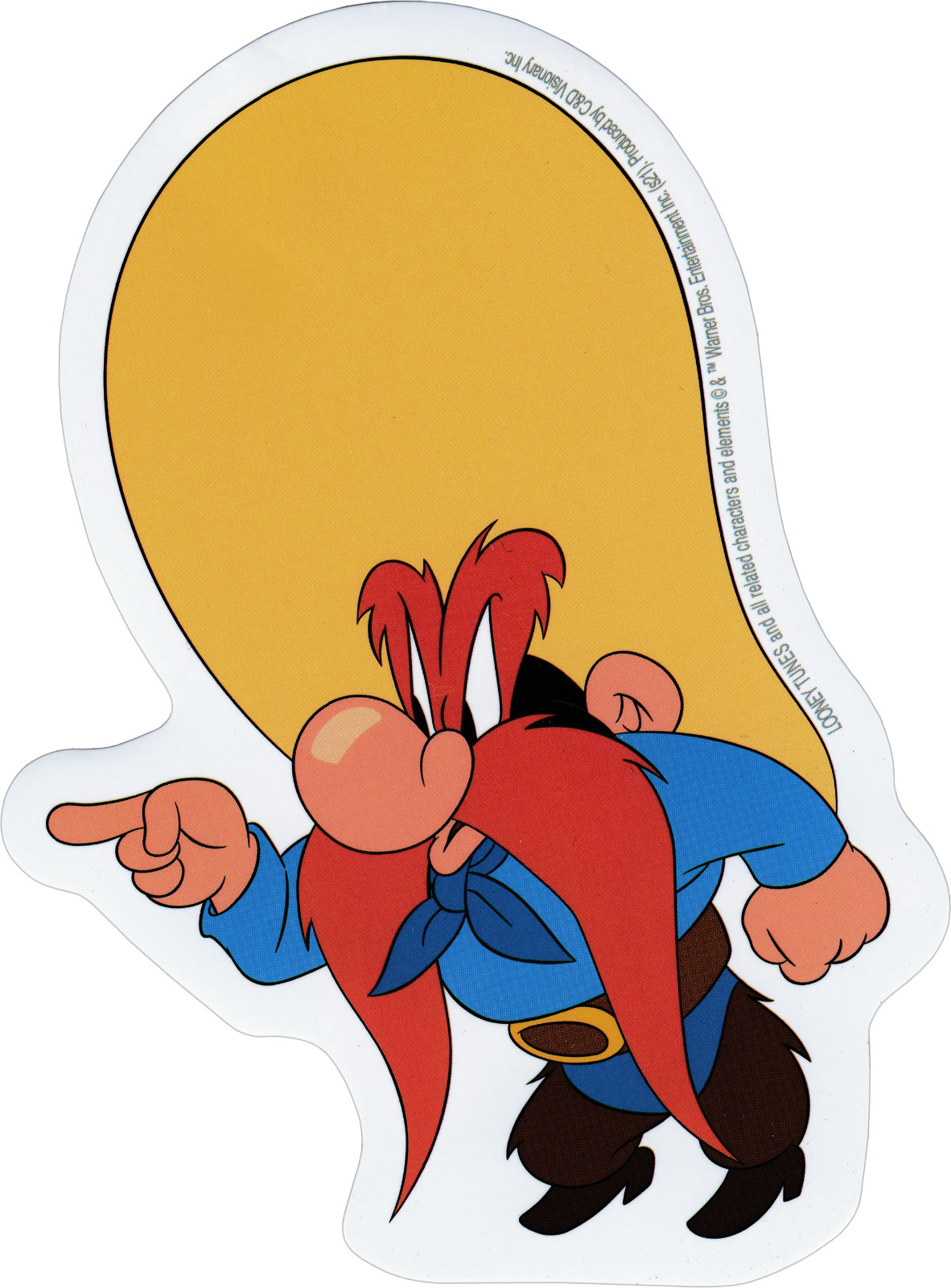 Sticker – Yosemite Sam Looney Tunes Bugs Bunny Classic Cartoon 4.88″ Decal #5813