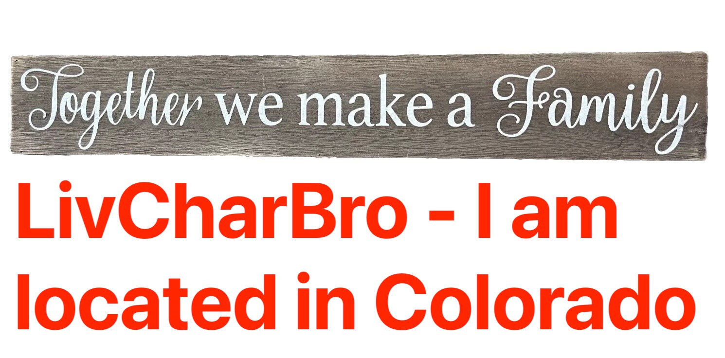 Wood Wall Sign 20″ x 3″ Together We Make A Family Rustic