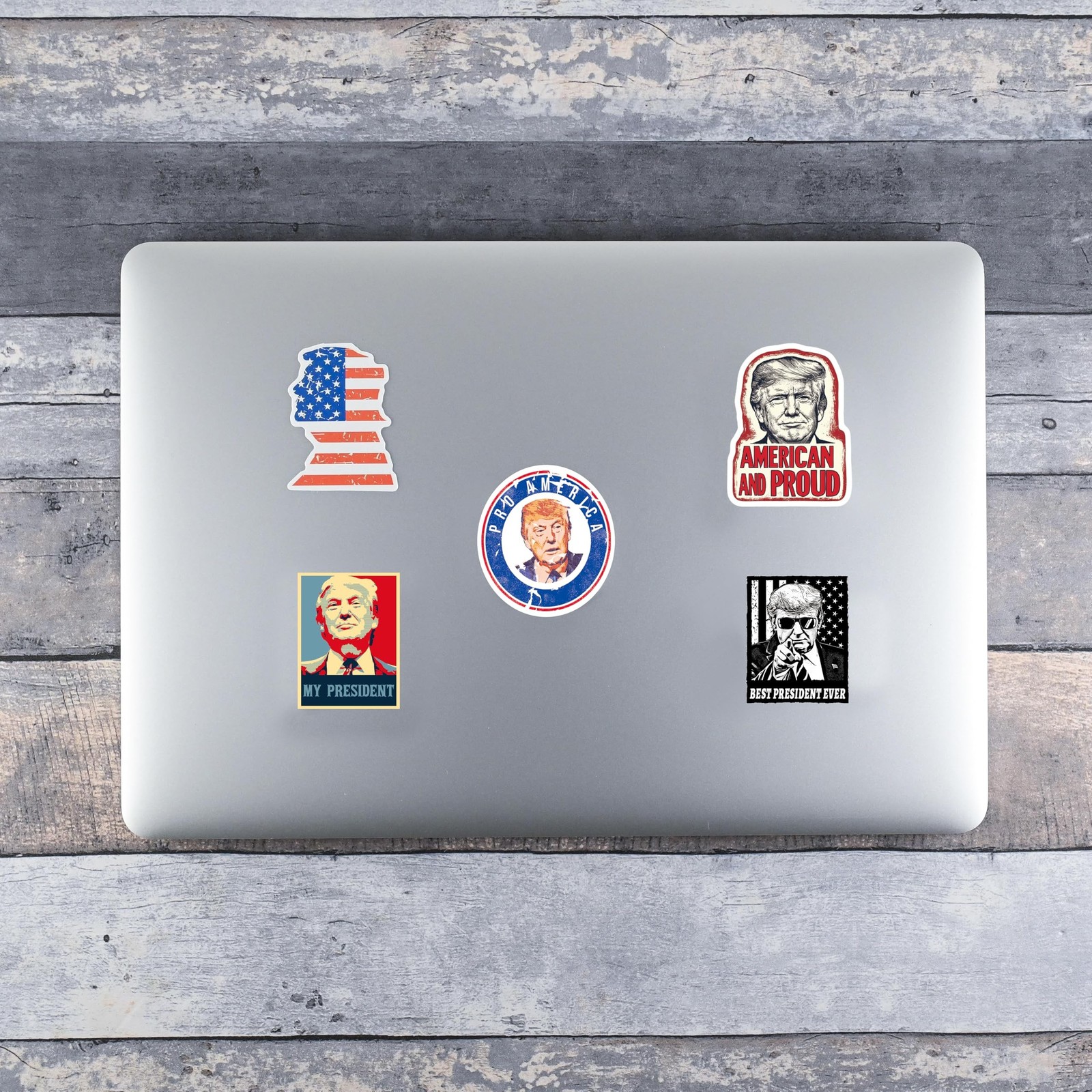 100 Pack President Stickers, American Graphic Picture Decal for Laptop, Phone…