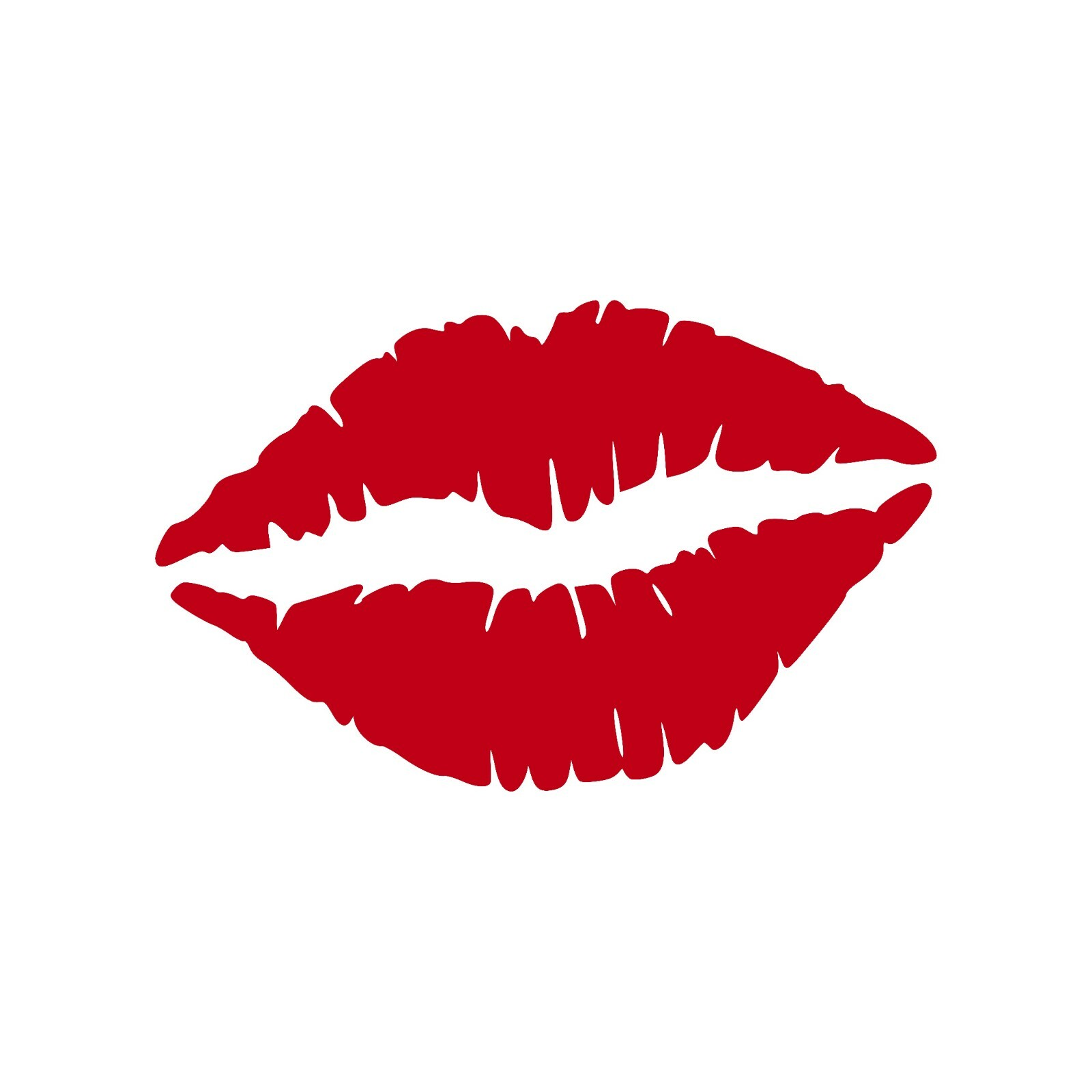 Lips Vinyl Decal – Pucker Up Kiss Lipstick – Die Cut Sticker