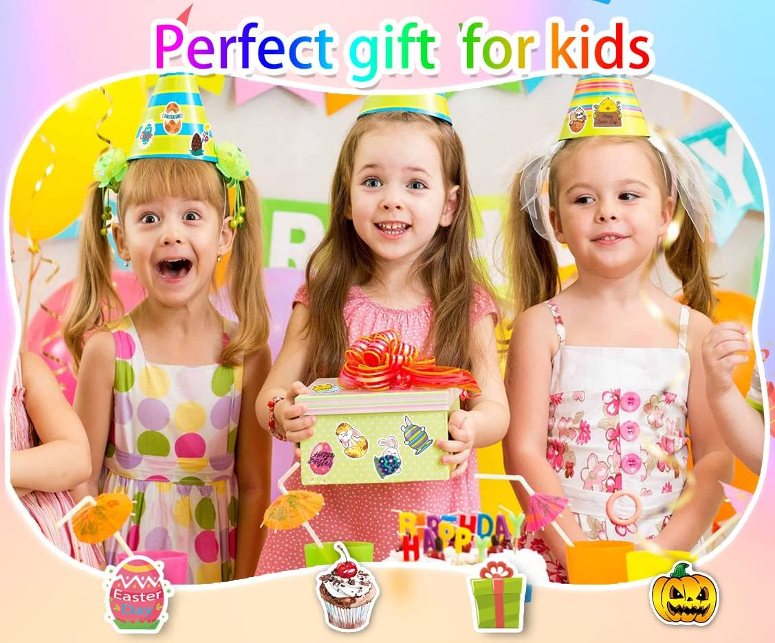 200Pcs Water Bottle Stickers for Kids Teens, Waterproof Vinyl Stickers, Stickers