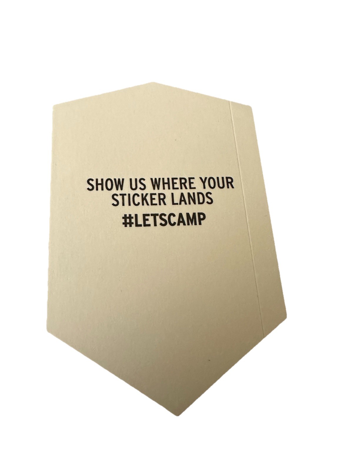 Official REI Let’s Camp Sticker Decal – Tent Trees Camping Outdoor – CHOOSE 3.5”