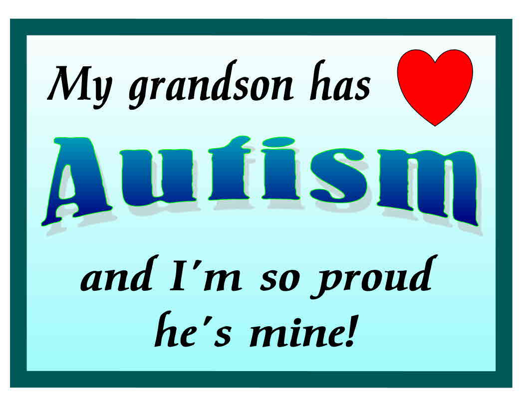 AUTISM AWARENESS MAGNET teal