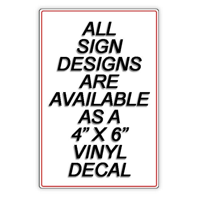 Beware of dog no trespassing aluminum metal novelty sign three sizes sbd034