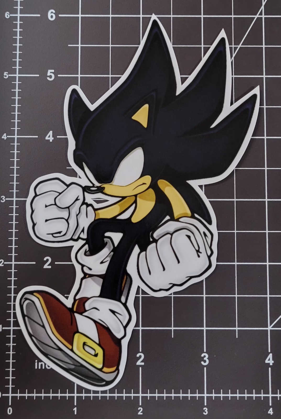 Sonic The Hedgehog Dark Sonic V1 Sticker 6″