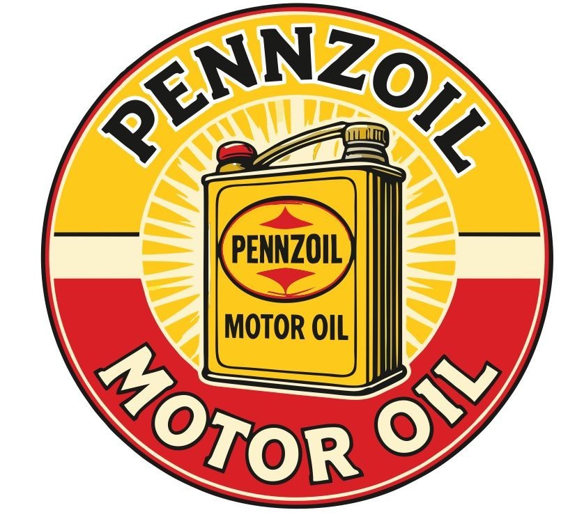 Pennzoil Motor Oil Sticker Vintage Look Decal R8480
