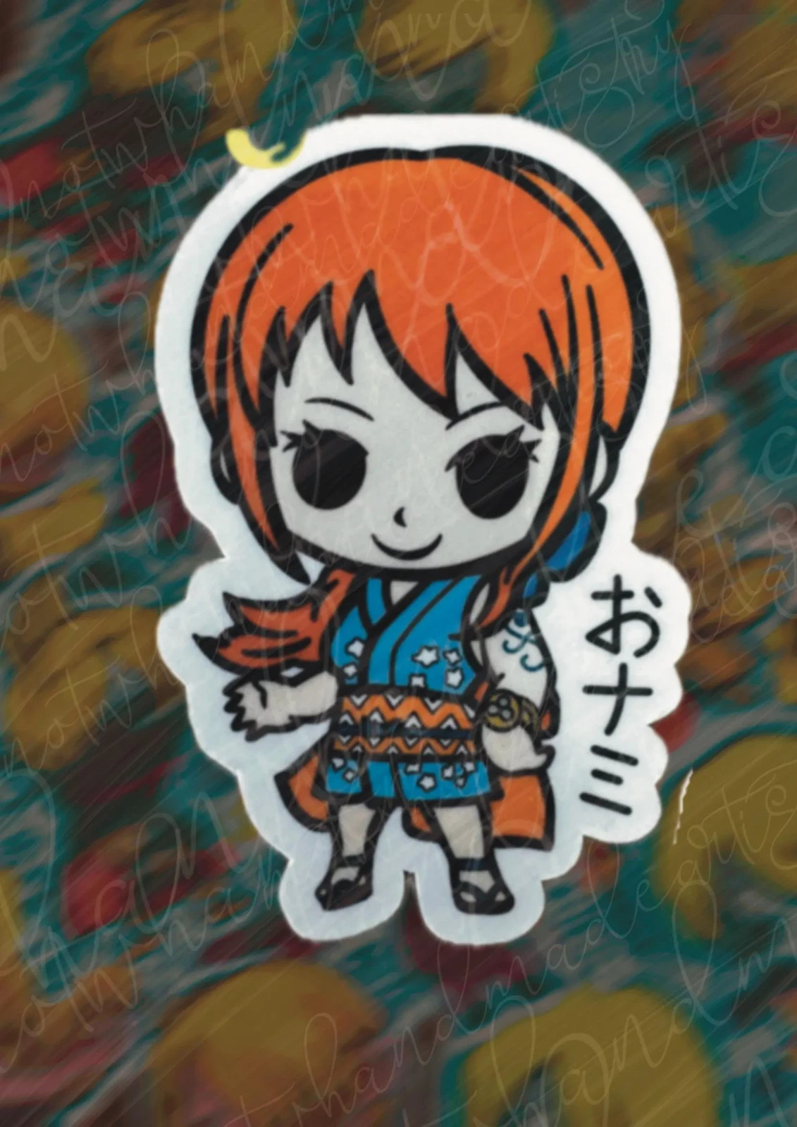 One Piece Pirates Nami Navigator Weatherproof Stickers