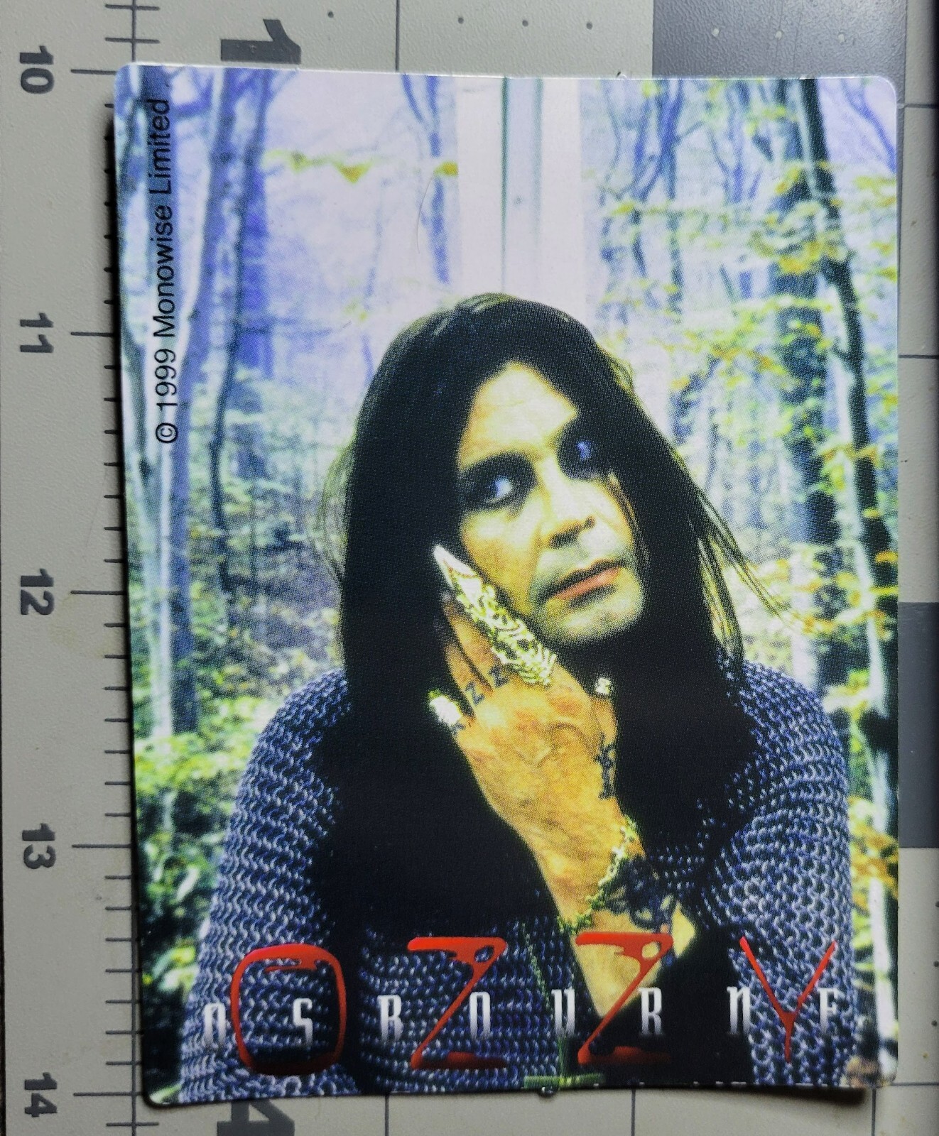 Ozzy Osbourne Photo Heavy Metal 1999 Sticker / Decal – Monowise Limited 4″ x 3″