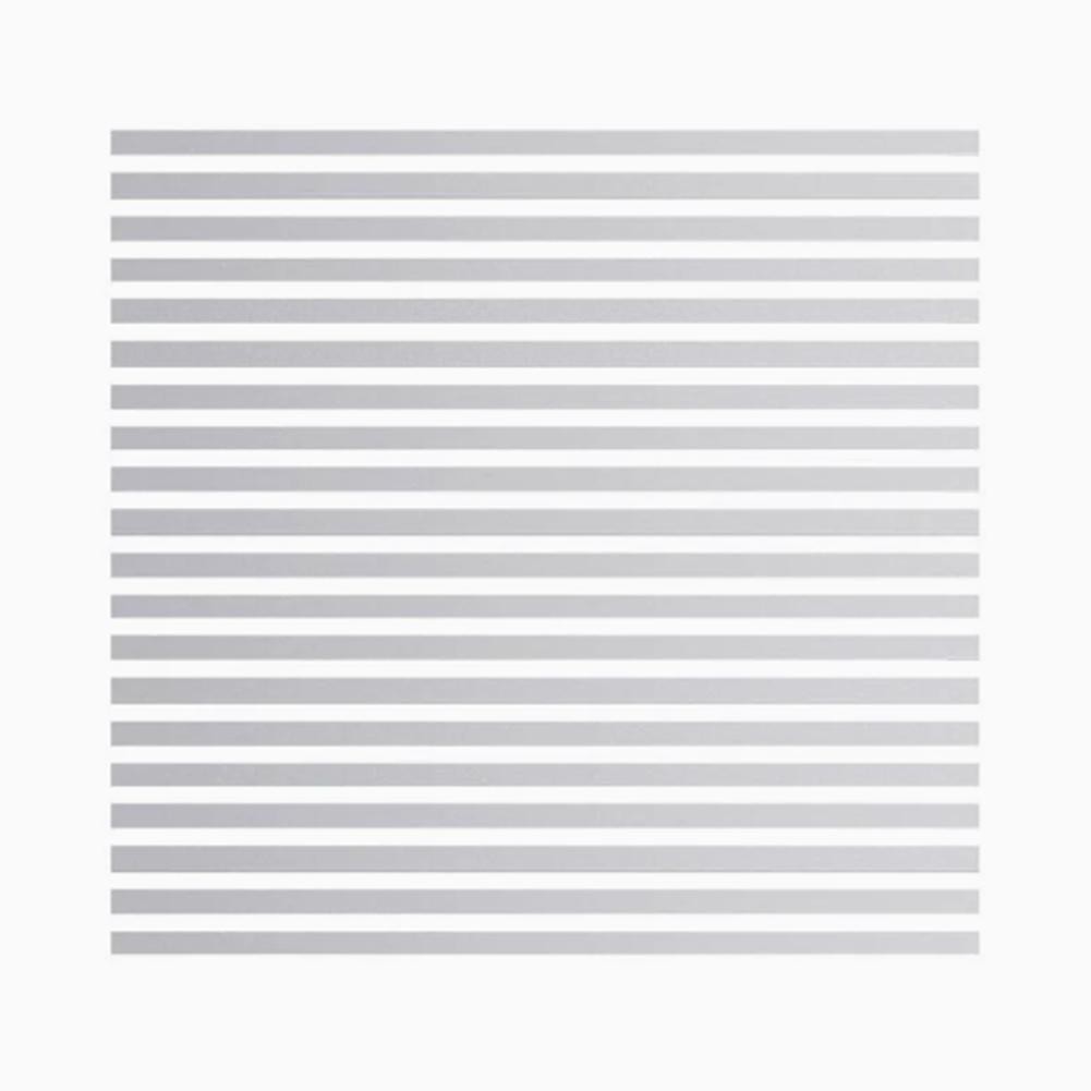 Light Transmissive Frosted Stripe Film Static Cling PVC Privacy Solution