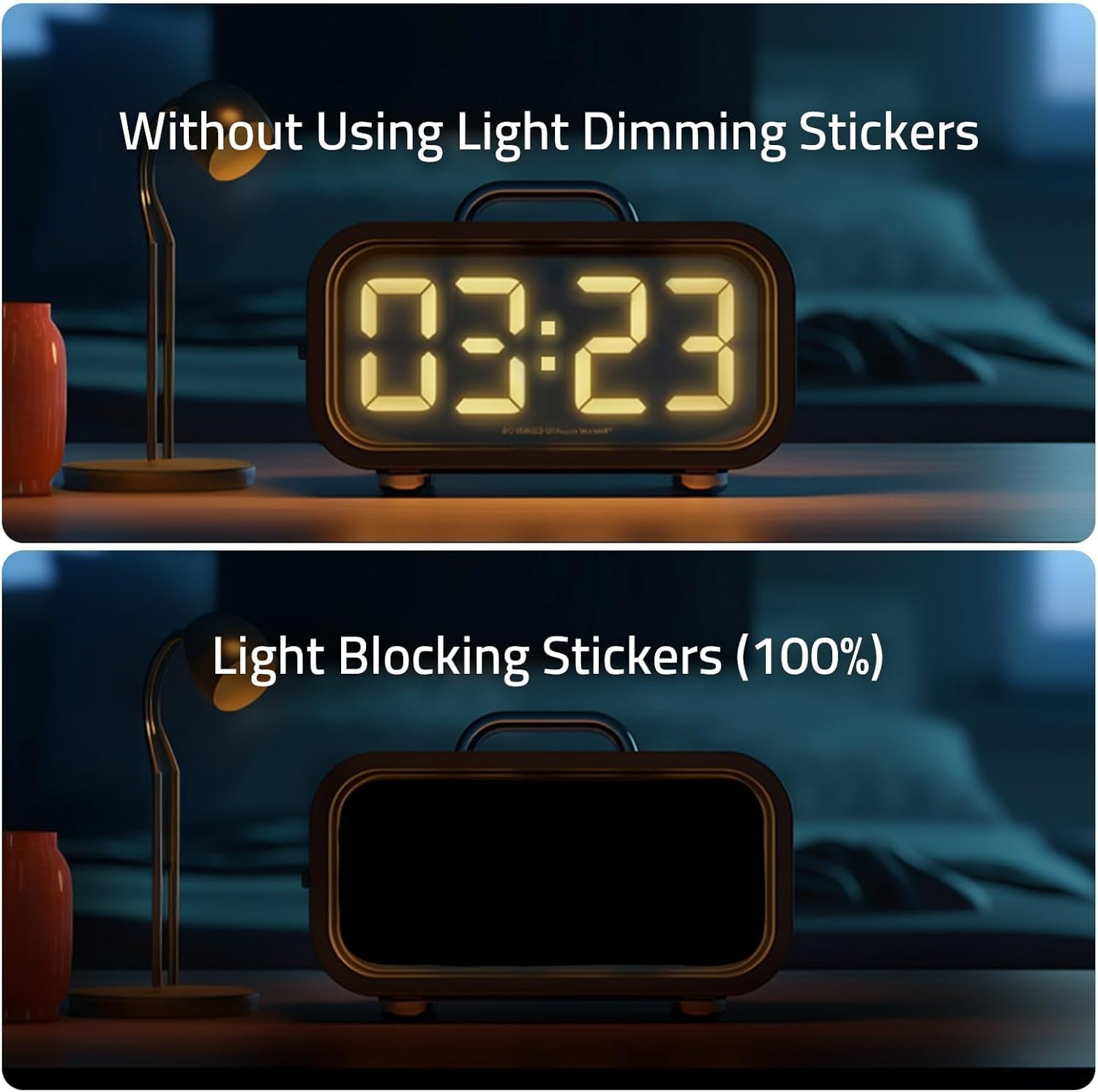White and Black 100% Blocking Stickers for Electronic Privacy Protection