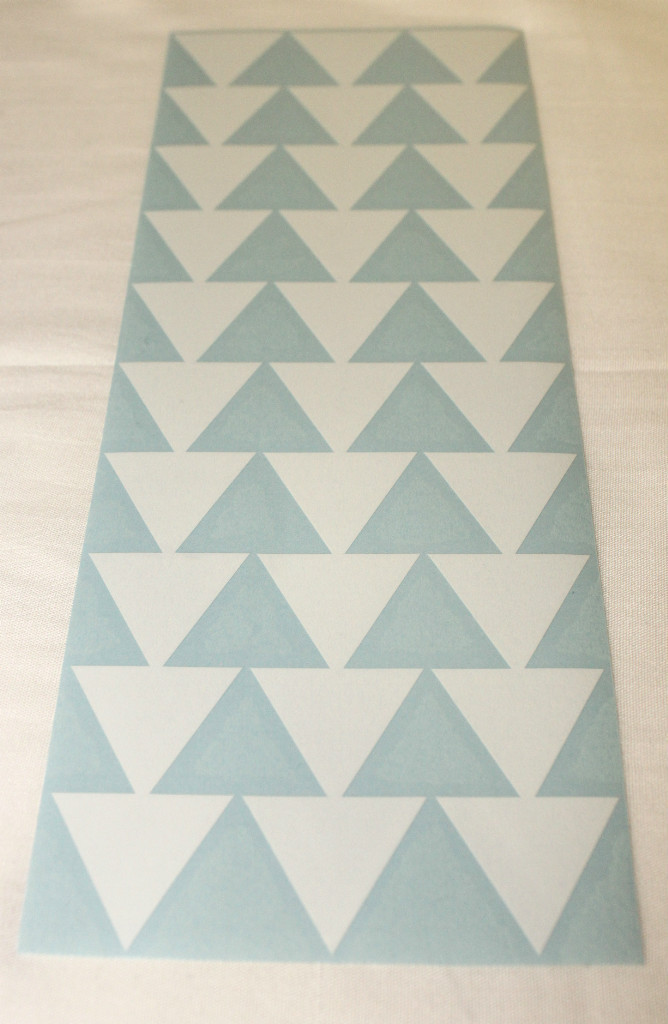 12″ White Hawaiian Hawaii Tribal Triangle Arrows Vinyl Car Window Decal Sticker