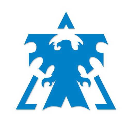 Stickers – StarCraft II – Terran Cutout Blue 6″ Logo Sign Symbol New Toys