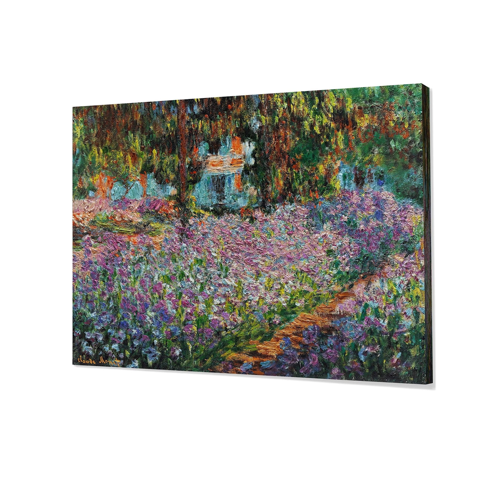Irises in Monet’s Garden, 1900 03 Canvas Prints Wrapped Gallery Wall Art | Re…