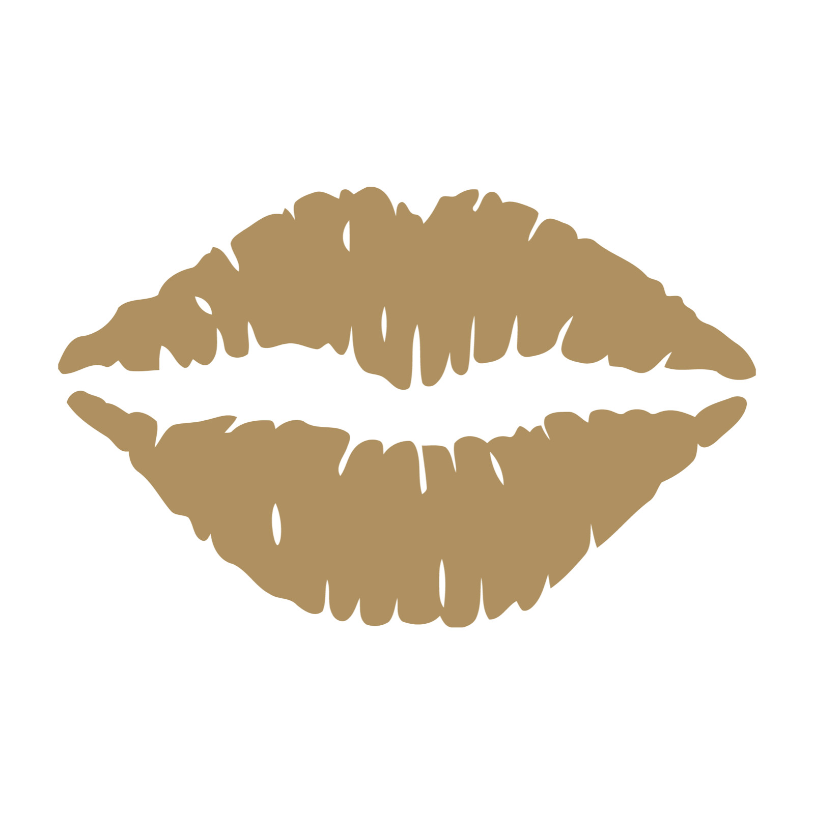 Lips Kisses Kiss Smooch peck smack plump lips Smackers mouth Die cut decal USA