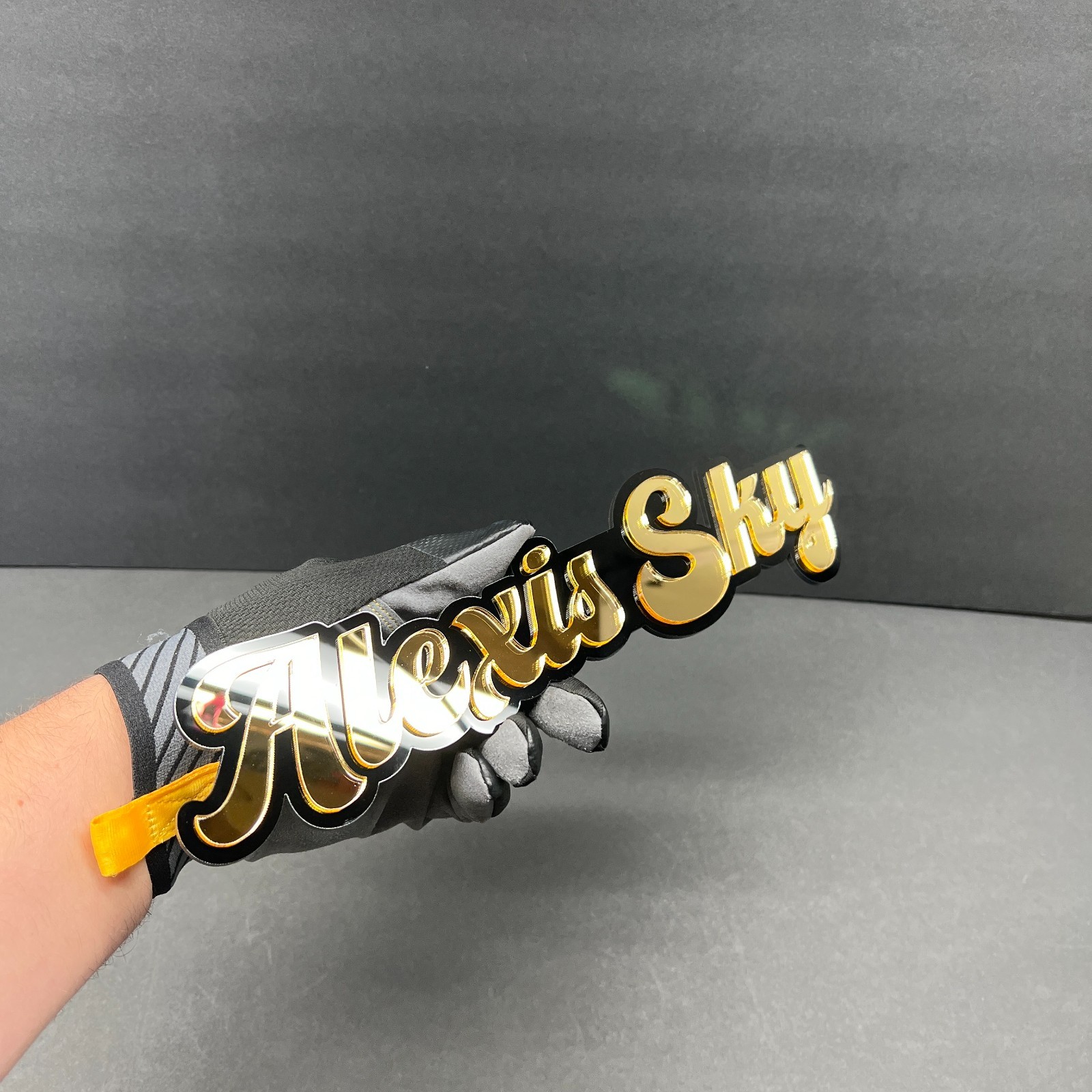 Custom Laser-Multicolor Personalized Name! Cut 3D Acrylic Emblem Badge for Cars
